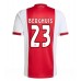 Ajax Steven Berghuis #23 Hjemmedrakt 2025-26 Korte ermer